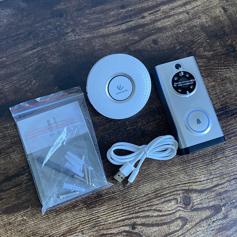 防患未然!无线视频门铃人体感应摄像头720P高清智能音频可视对话_虎窝淘