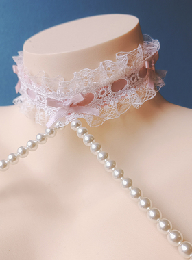 T字颈带纯欲choker百搭珍珠项链