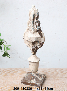 孤品集合--外贸复古家居庭院装饰品铁艺木质做旧工艺园艺杂货摆件