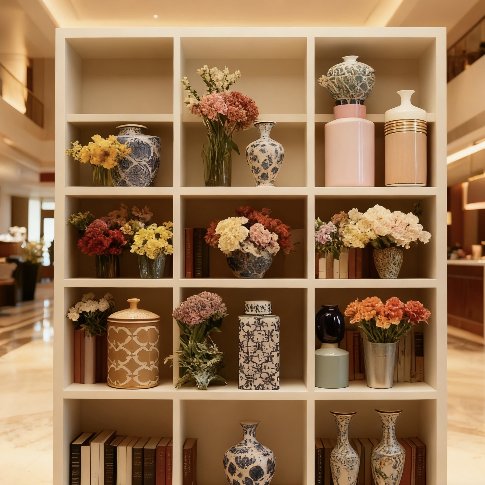 外贸复古陶瓷高温青花瓷器花瓶装饰品玄关书架古董风摆件工艺品,淘宝优惠券,粉丝福利购,淘宝优惠卷