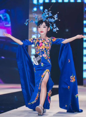 蝴蝶森系夸张枝条走秀摄影发饰
