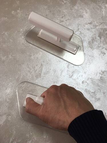 艺术漆 雅晶石 海藻岩 米洞石专用 珍珠绒 艺术漆打磨刀收光工具 - 图3