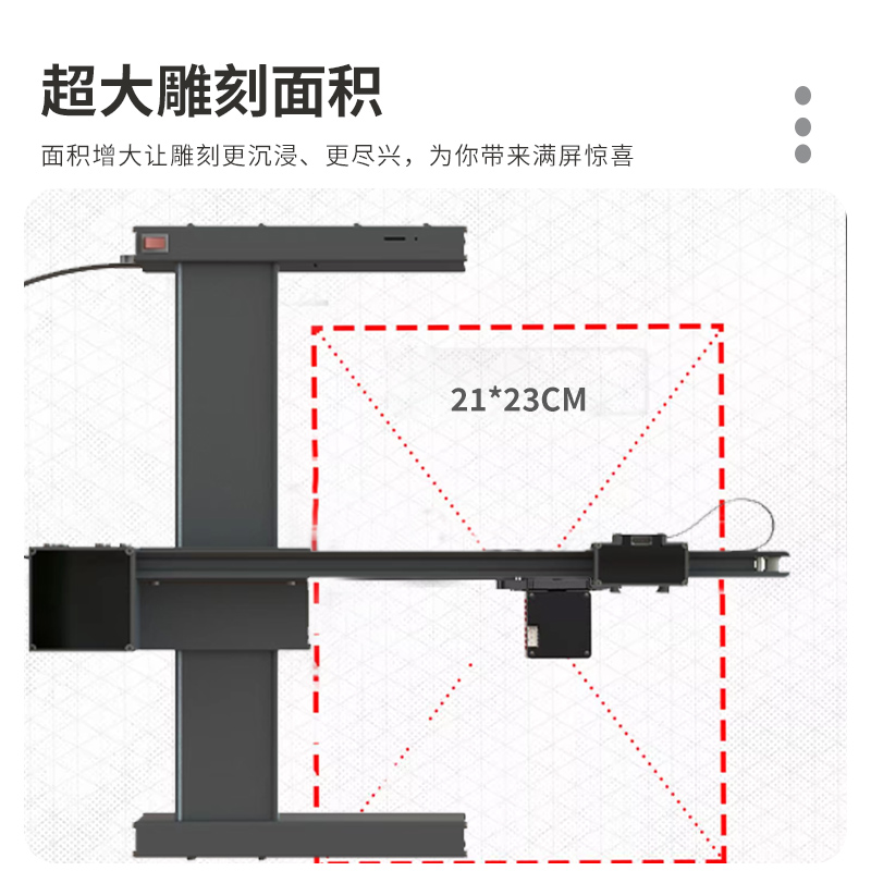 新款小型激光雕刻机镭射打标机全自动塑料金属木便携式打印刻字机 - 图2