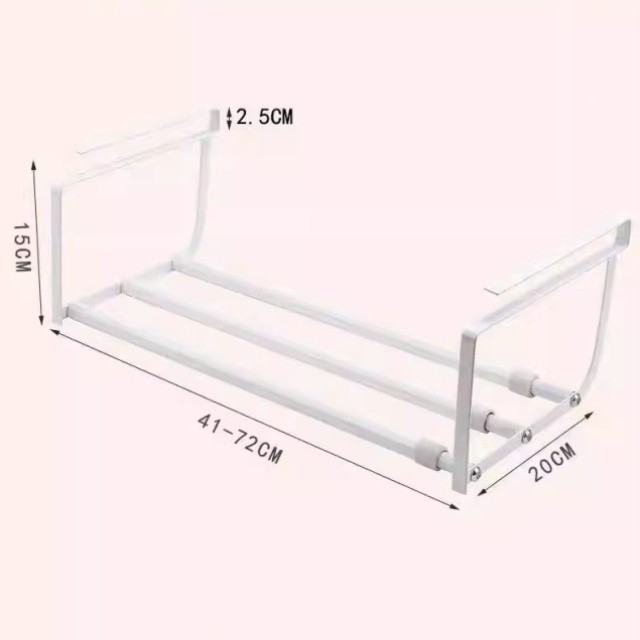 【一架多用】可伸缩脸盆挂架鞋柜分层隔板鞋架省空间玄关置物托,淘宝优惠券,粉丝福利购,淘宝优惠卷