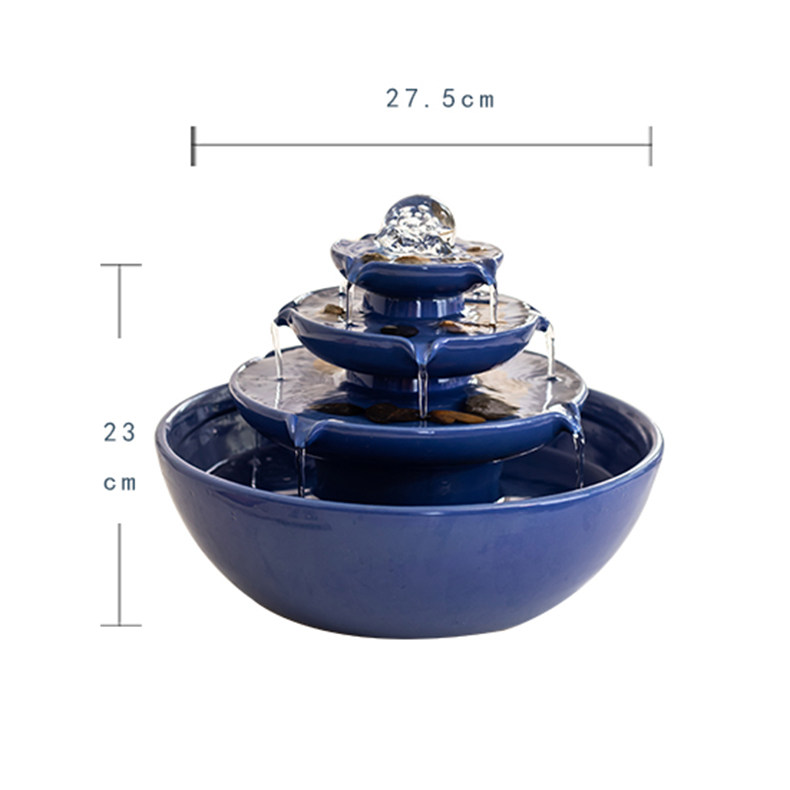 风水轮球陶瓷流水喷泉八方来生招财茶桌前台会所装饰客厅玄关开业,淘宝优惠券,粉丝福利购,淘宝优惠卷