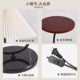 Cream style floor lamp living room integrated shelf