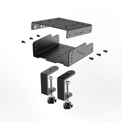 莱仕达PXN-Z9方向盘支架 适用魔爪R9 罗技G27 G29 T500挂档杆托架脚踏 家用电脑pc赛车模拟桌面支架 - 图2