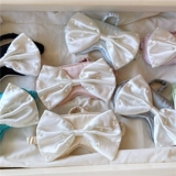 Милая повязка для глаз из жемчуга с бантиком, легкий роскошный стиль