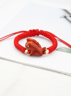 隐山檀木本命年转运小马手链情侣