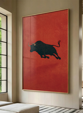 LeapingBull跳跃公牛艺术挂画