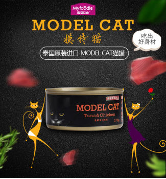 McFoody cat ກະປ໋ອງ 170g*12 cans of fattening and gill ອາຫານປຽກສໍາລັບແມວຜູ້ໃຫຍ່ແລະ kittens ອາຫານຫຼັກກະປ໋ອງອາຫານຫວ່າງແມວ