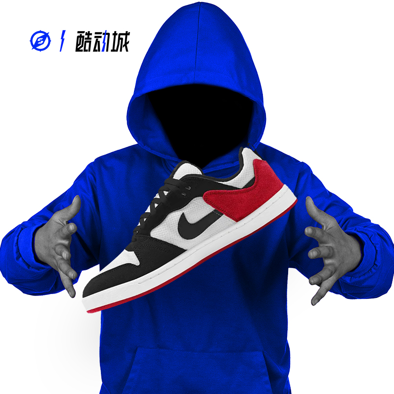 指南针 NIKE SB ALLEYOOP 简版DUNK 男女低帮板鞋 CJ0882-102-104 - 图0