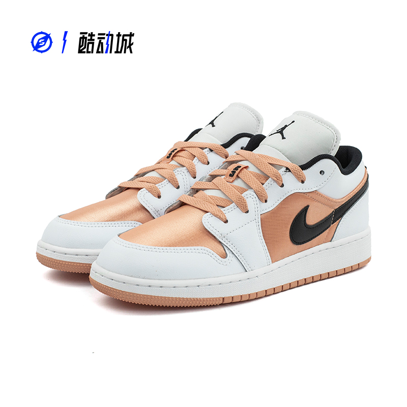 指南针 AIR JORDAN 1 LOW AJ1 男女低帮复古篮球鞋 DM9037-100 - 图2