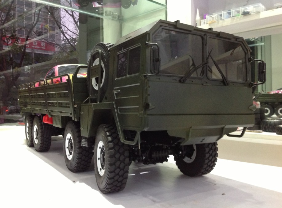 CROSS MC8 8X8 单舵机4轮转向 军卡  遥控军卡模型