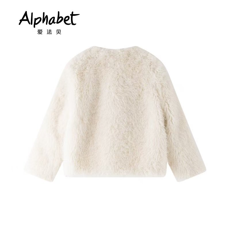爱法贝童装专柜正品2025冬季新品女童儿童毛毛棉服外套194Q311,淘宝优惠券,粉丝福利购,淘宝优惠卷