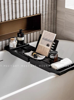 样板房拖鞋卫生间摆件地垫浴缸架摆浴室饰品家居展厅软装搭配组合