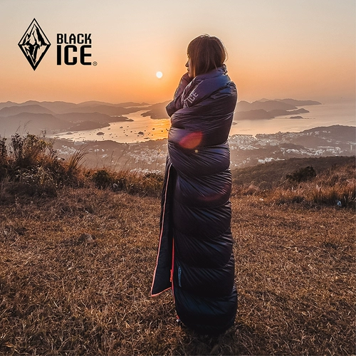 Black Ice A400/A700/A1000/A1500 Серия Duck Down Down для взрослых открытого спального мешка для одиночного конверта спальный мешок