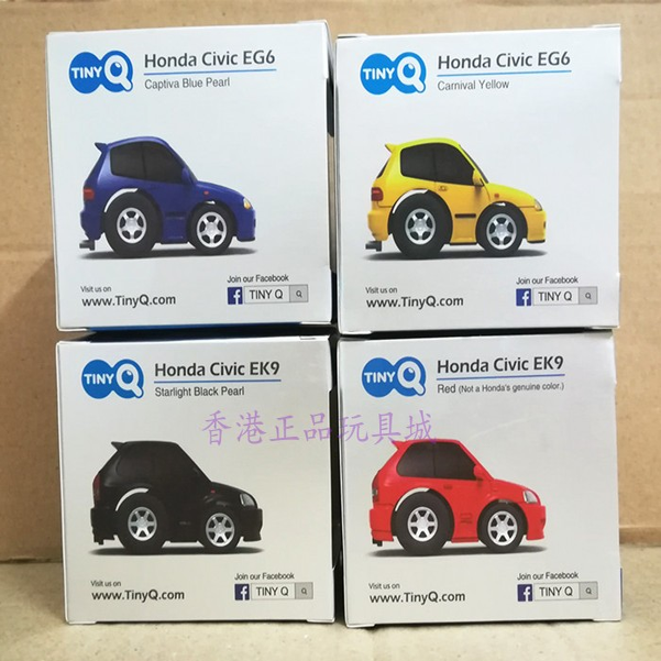 香港TINY Q微影回力车玩具CIVIC EK9五十鈴HIACE东风思域-图2