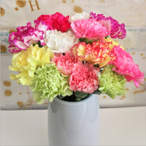 鲜花花束云南昆明直发康乃馨基地同城速递水养花母亲节教师节礼物 - 图0