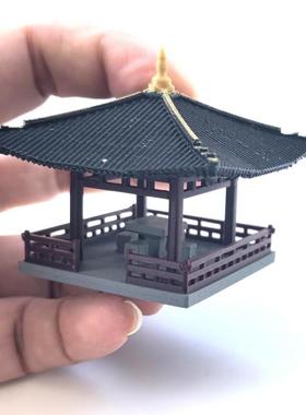 古代塔楼模型装饰摆件古亭子