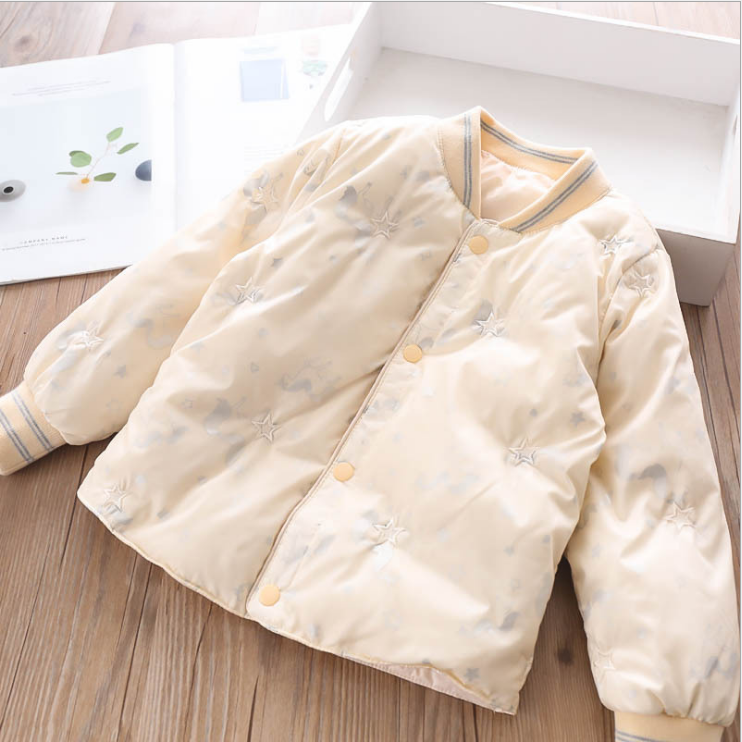 儿童羽绒内胆90%白鸭绒宝宝羽绒服 2秋冬新款时尚保暖轻薄外套 - 图2