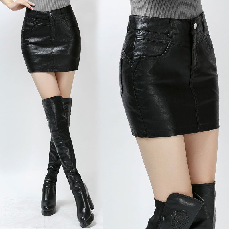 女2025秋季新款海宁真皮皮裙短裤短款包臀一步裙百搭绵羊皮短裙绵,淘宝优惠券,粉丝福利购,淘宝优惠卷