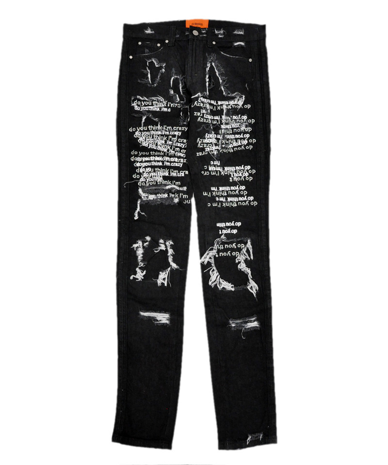 现货ev bravado破洞牛仔裤 DOPE GANG牛仔裤