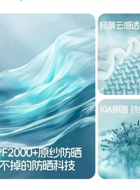 高颜值冰丝无痕一体式防晒帽面罩