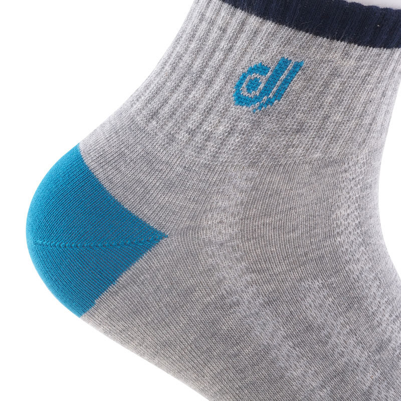 健将5双礼盒装秋冬男士透气中筒袜 莱络服饰短袜/打底袜/丝袜/美腿袜