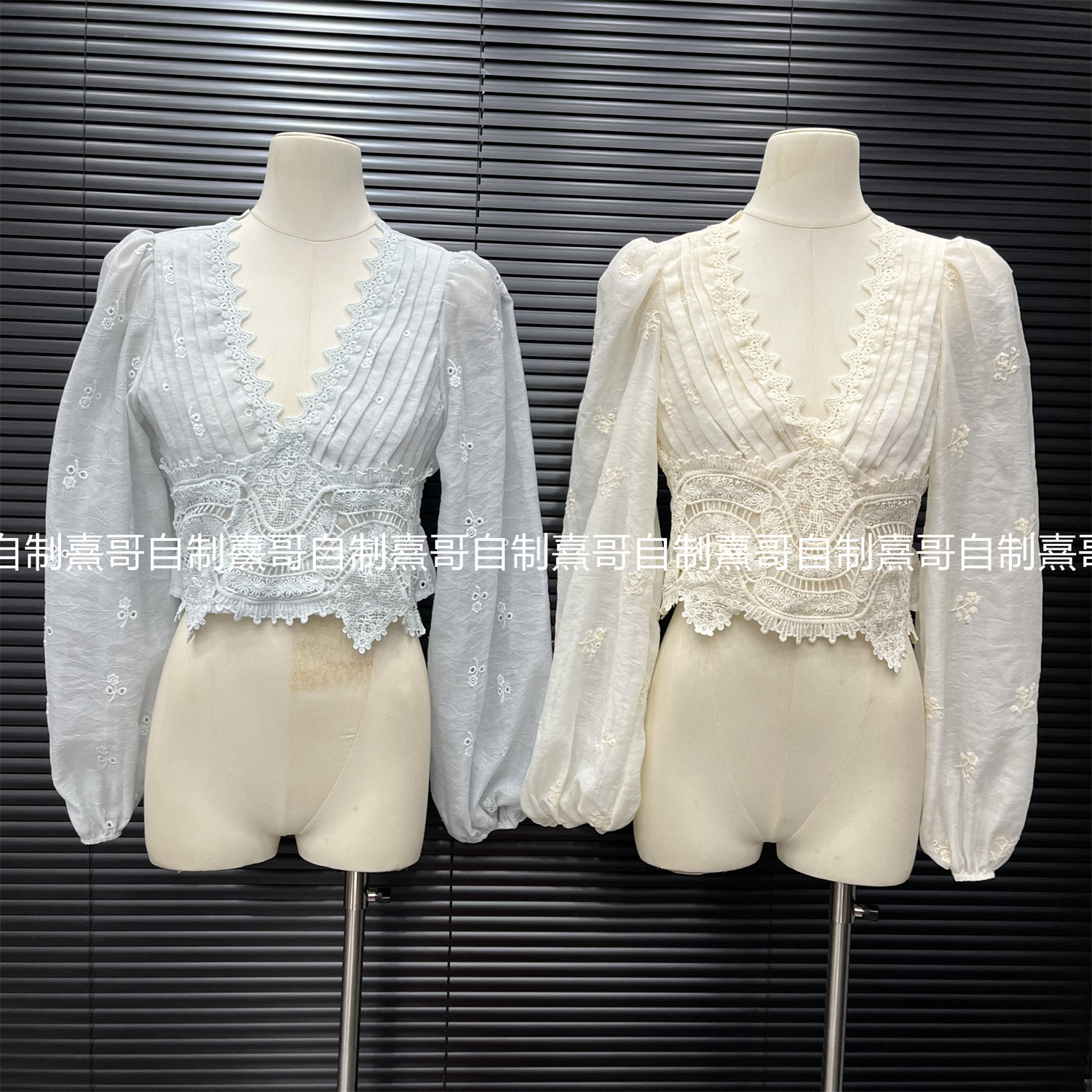 法式复古气质高级感蕾丝拼接长袖衬衫设计感小众宽松显瘦百搭上衣