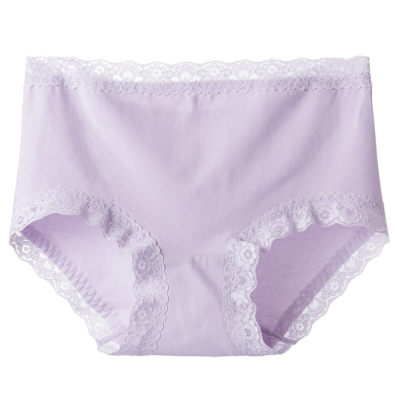 新款薄款内裤女纯棉中腰胖妹妹性感蕾丝女士无痕大码加大胖mm短裤,淘宝优惠券,粉丝福利购,淘宝优惠卷