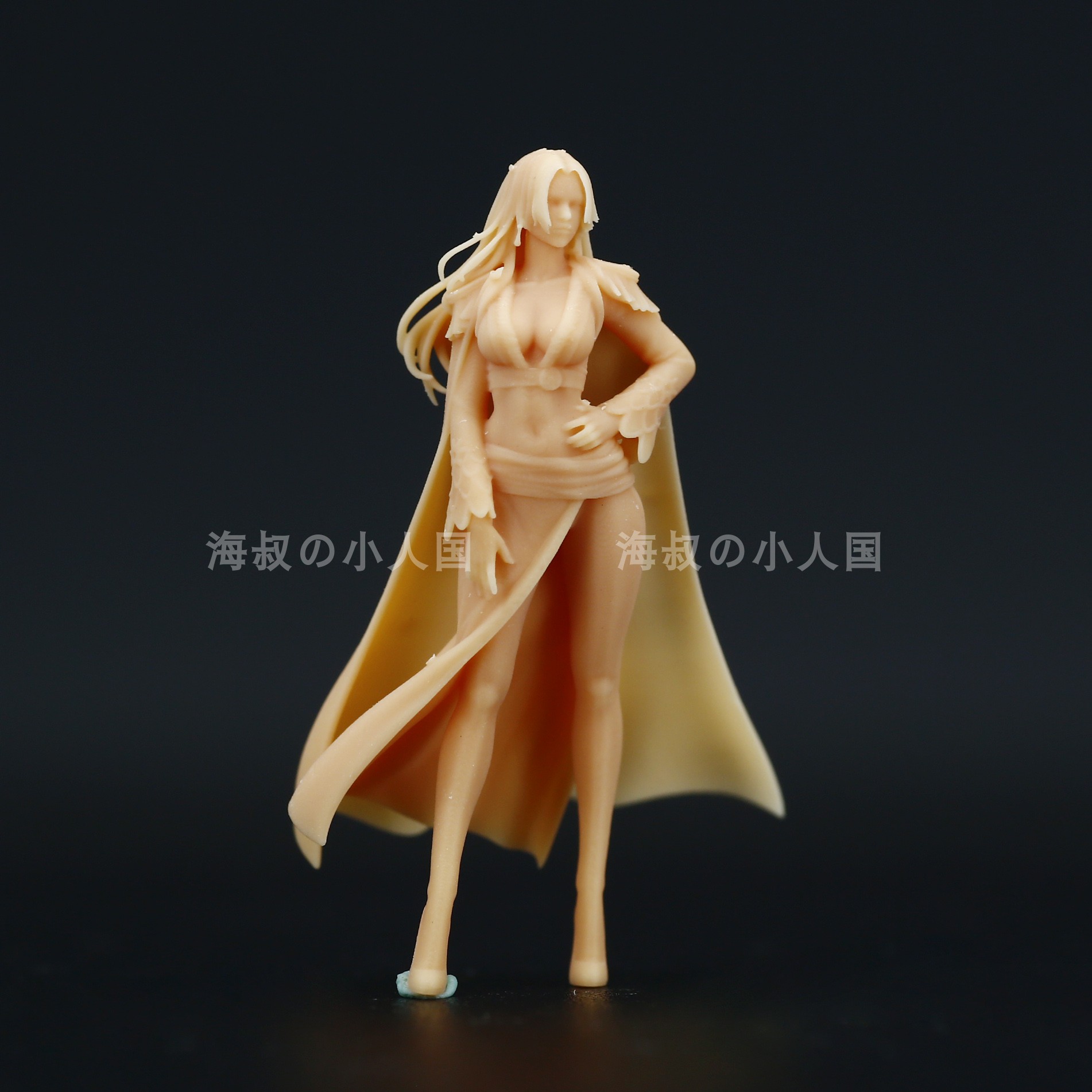 L169海贼王航海王女帝1/87白模1/64人偶模型摆件手办微缩小人 - 图0