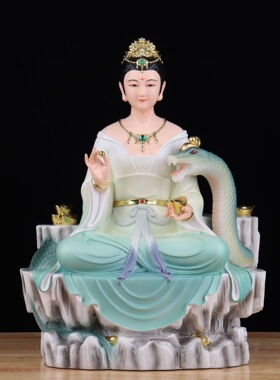 常家公子姑娘娘神像真身常天龙翠花仿瓷佛像蟒家蛇家堂口供奉摆件