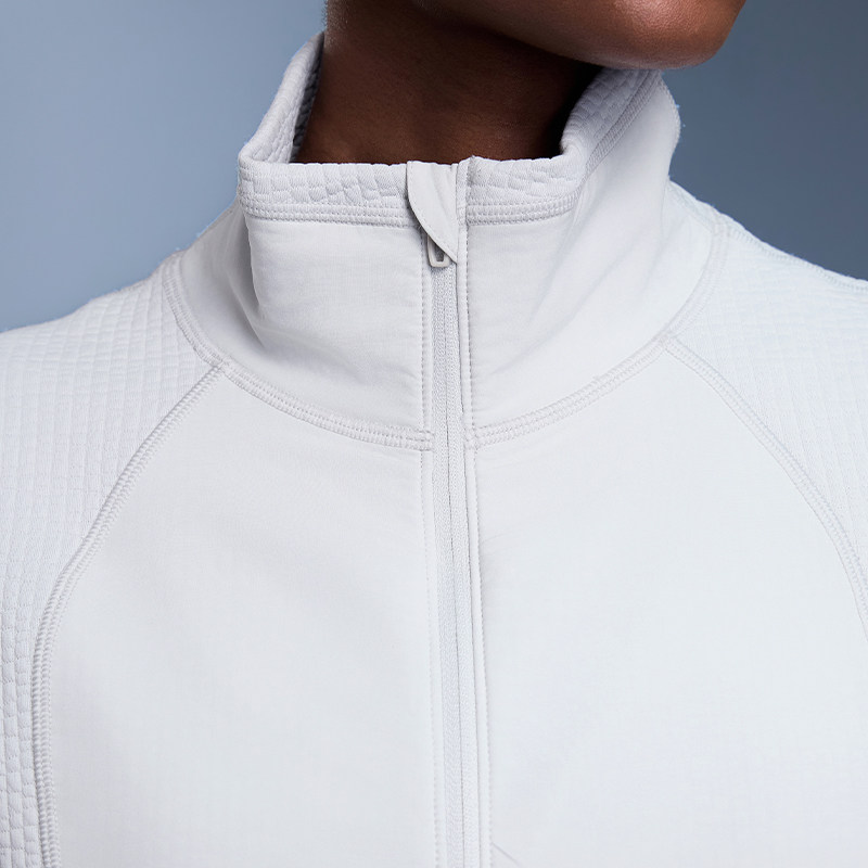 运动外套女秋华夫格立领宽松休闲开衫瑜伽上衣夹克健身服,淘宝优惠券,粉丝福利购,淘宝优惠卷