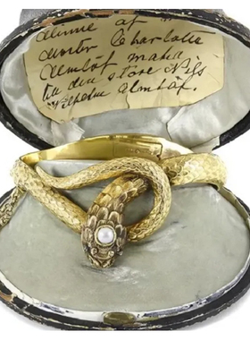 魔蛇！中世纪埃及艳后宠物灵蛇手镯复古高颜值气质镯子高级感手环