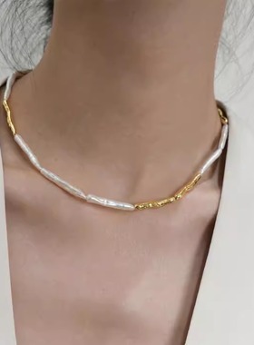 法复古叠戴吊坠锁骨项颈链