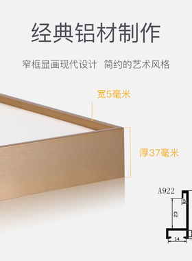 铂赞922铝合金相框工厂窄边画框