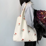 Брендовый кружевной жилет, сексуальный шоппер, льняная сумка, с вышивкой, цветочный принт