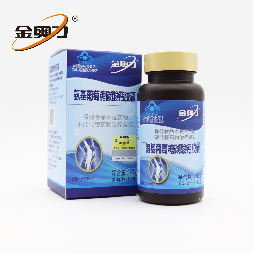 金奥力氨基葡萄糖碳酸钙关节维骨力 金奥力氨糖软骨素/骨胶原