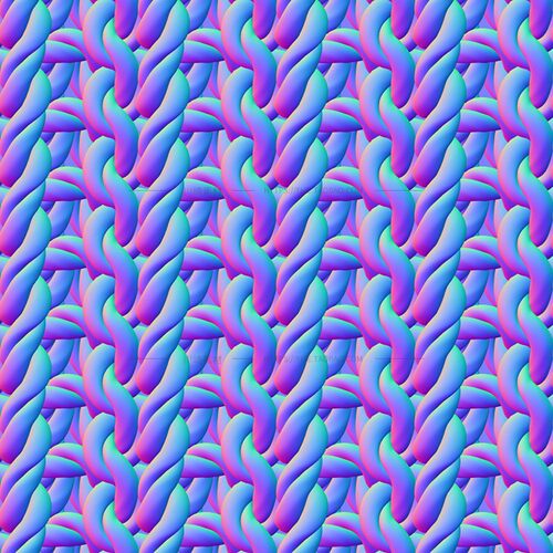 布料无缝材质贴图片纹理C4D max法线透明AO毛衣针织羊毛绒PNG素材 - 图3