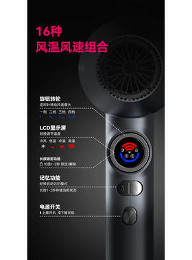 火之凤M1大风速干专业理发店吹风