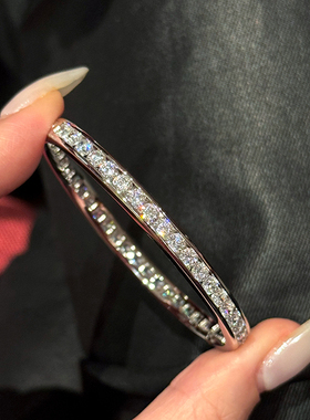超闪简约高级感排钻镶钻手镯女