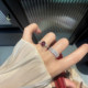 Everyday light luxury pigeon blood red egg ruby ring