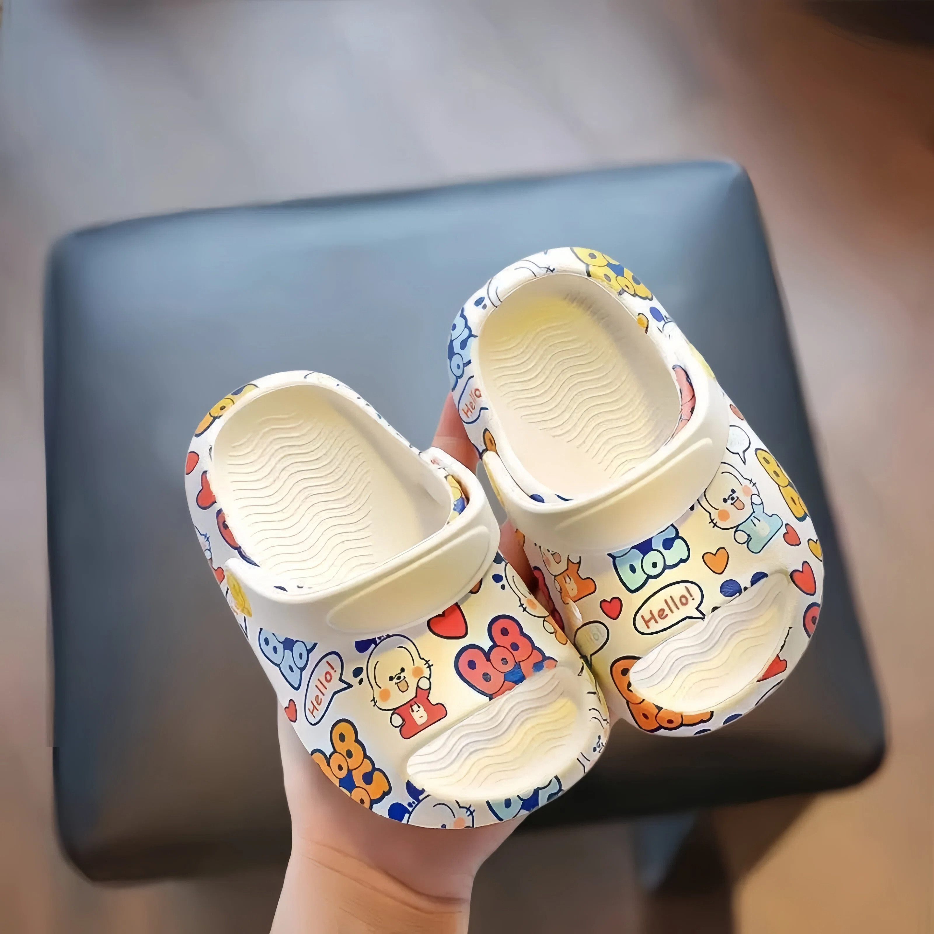 巴布豆儿童拖鞋夏季2一3岁半男童幼儿女宝宝防滑男宝婴儿小童室内,淘宝优惠券,粉丝福利购,淘宝优惠卷