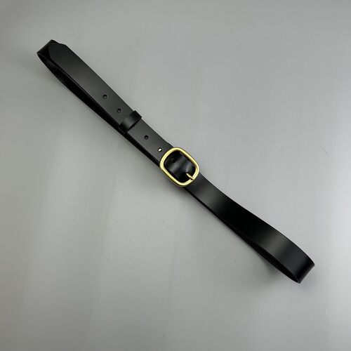 D家鞋库 热销美搭进口头层黄牛皮2.8CM日字铜扣女款皮带腰带 好！ - 图0