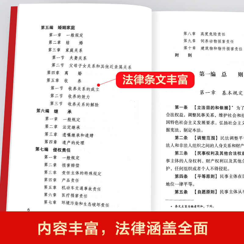 民法典正版中华人民共和国民法典含司法解释大字版 中国民法典32开法律法规法条民法典总则编中国法制出版社法律书籍 - 图1