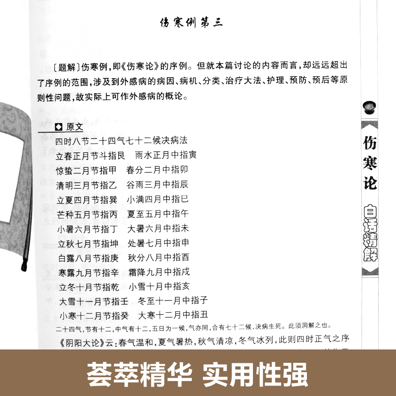 伤寒论原著正版张仲景著 白话文版 伤寒杂病论译释 中医古籍书籍大全 - 图2