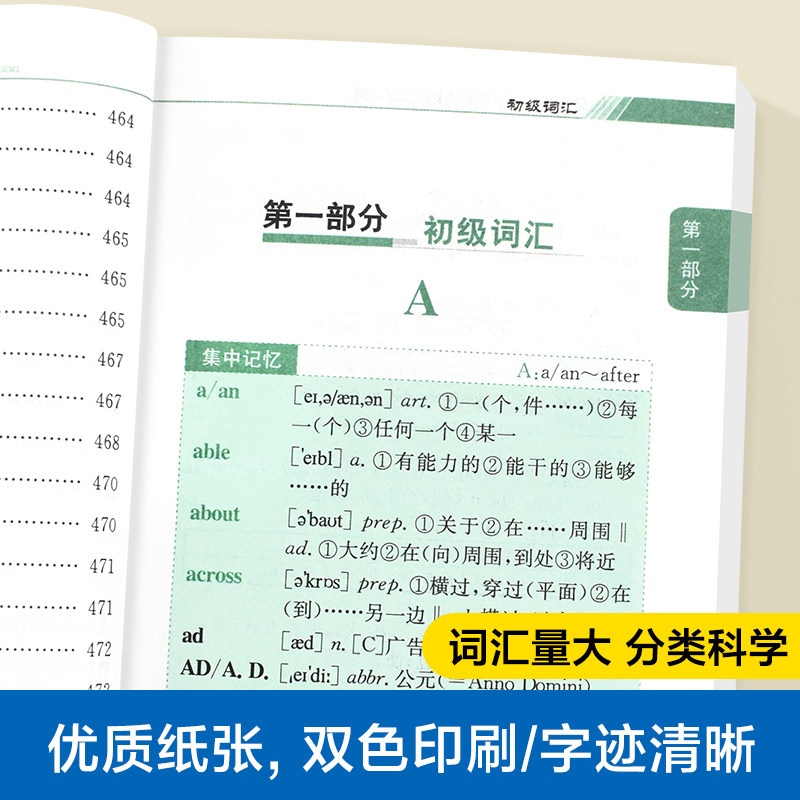 【全国通用】高中英语巧记3500词汇口袋书 便携随身记 高中生背3500英语单词 新高考书籍同步词汇2022新课标人教版pass