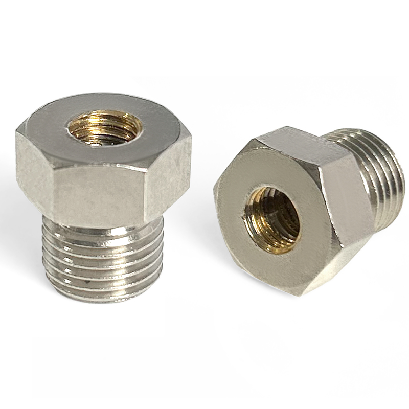 补芯金属补心转换内牙内接外接M6/1分2分M10/M12丝牙补芯变接配件 - 图1