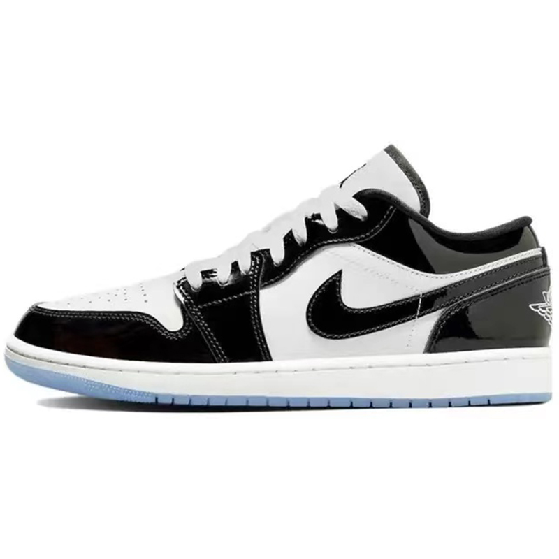 热销Air Jordan 1 AJ1 Low 低帮 防滑复古篮球鞋 白黑 DV1309-100